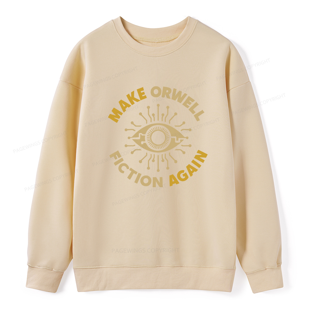 Pagewings Make Orwell Fiction Again Unisex Classic Sweatshirt