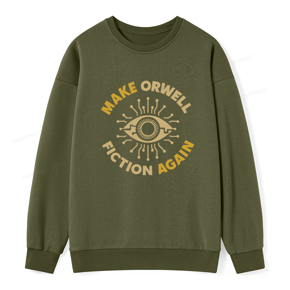Pagewings Make Orwell Fiction Again Unisex Classic Sweatshirt