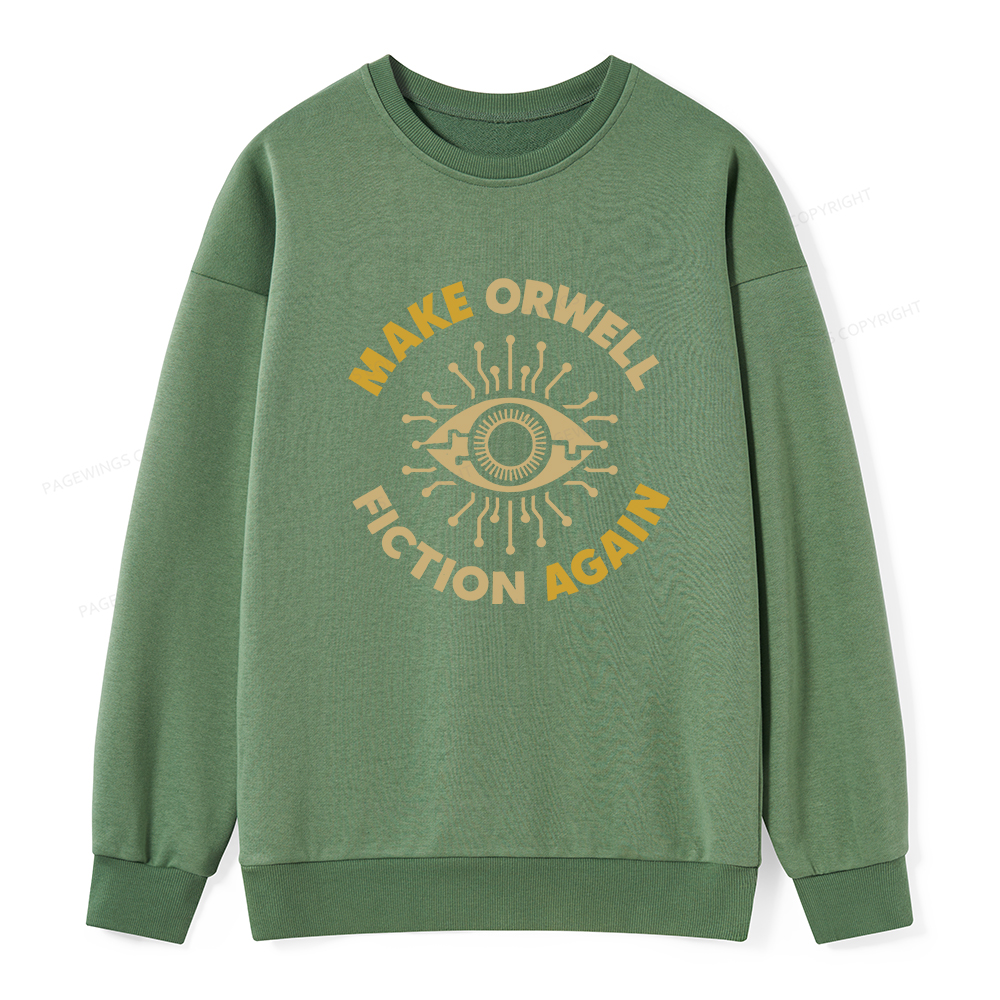 Pagewings Make Orwell Fiction Again Unisex Classic Sweatshirt