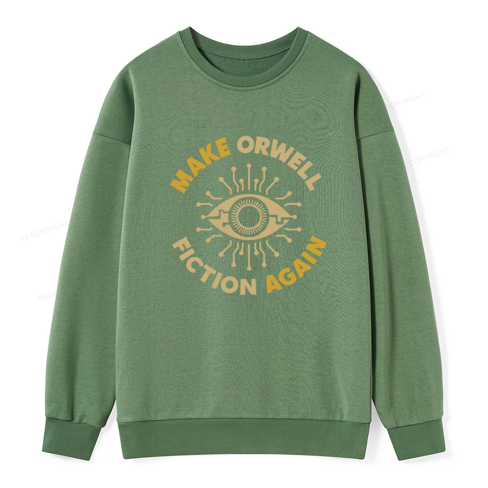 Pagewings Make Orwell Fiction Again Unisex Classic Sweatshirt