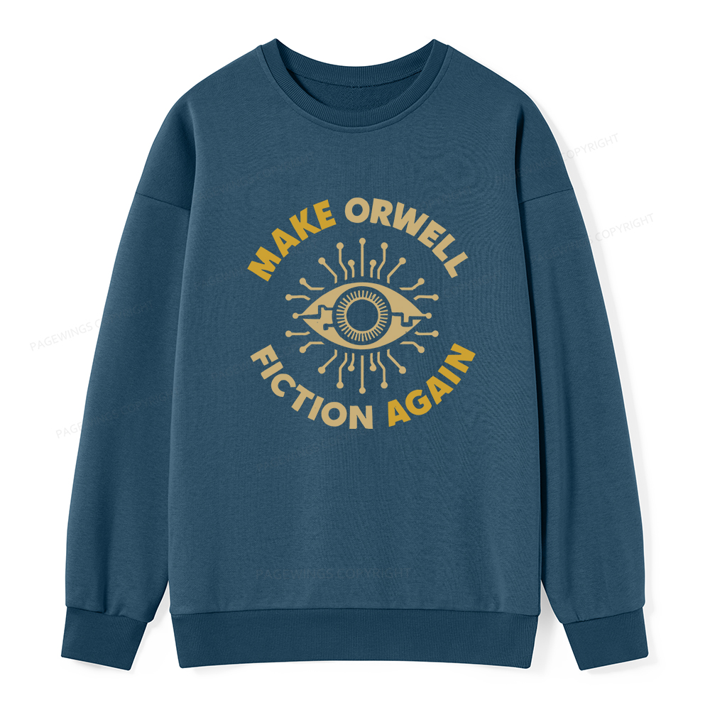 Pagewings Make Orwell Fiction Again Unisex Classic Sweatshirt