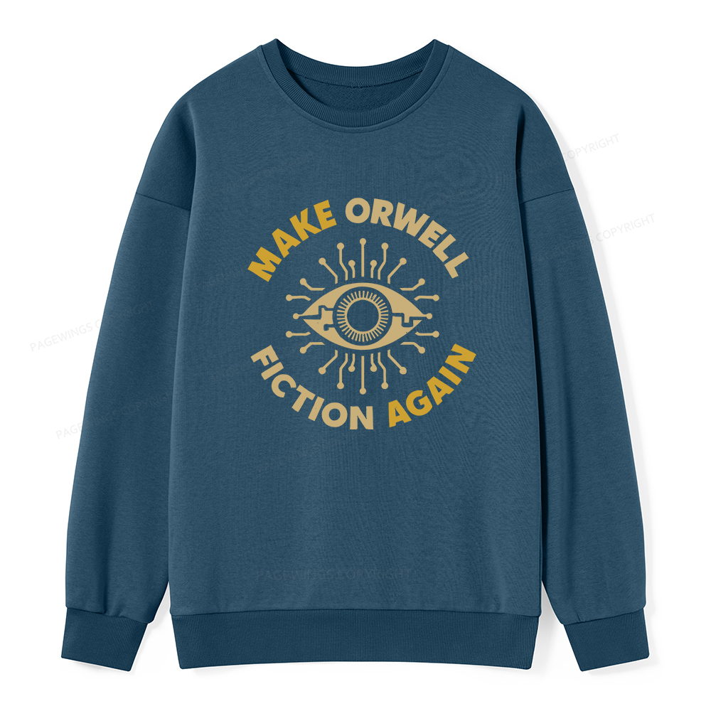 Pagewings Make Orwell Fiction Again Unisex Classic Sweatshirt