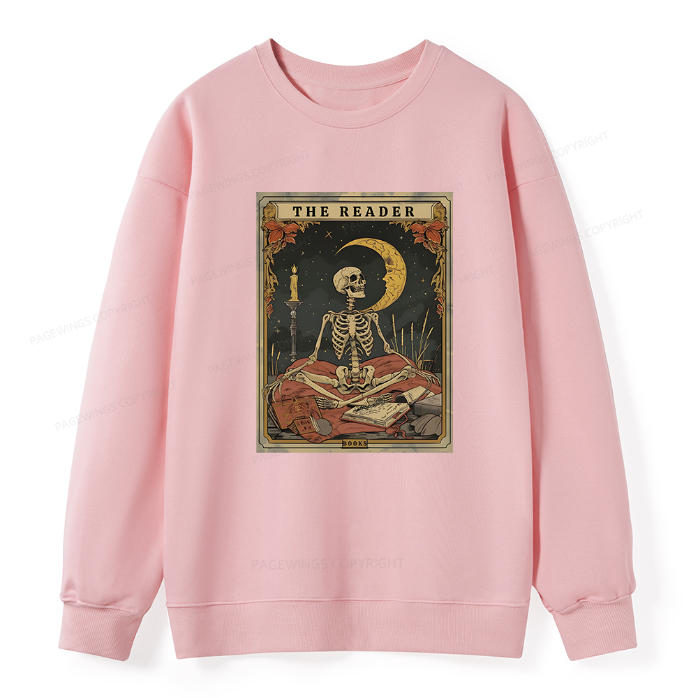 Pagewings The Reader Tarot Card Unisex Classic Sweatshirt