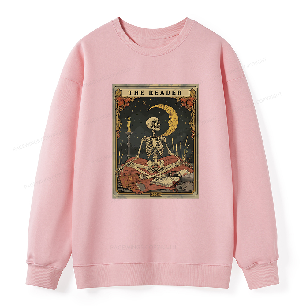 Pagewings The Reader Tarot Card Unisex Classic Sweatshirt