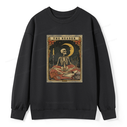 Pagewings The Reader Tarot Card Unisex Classic Sweatshirt