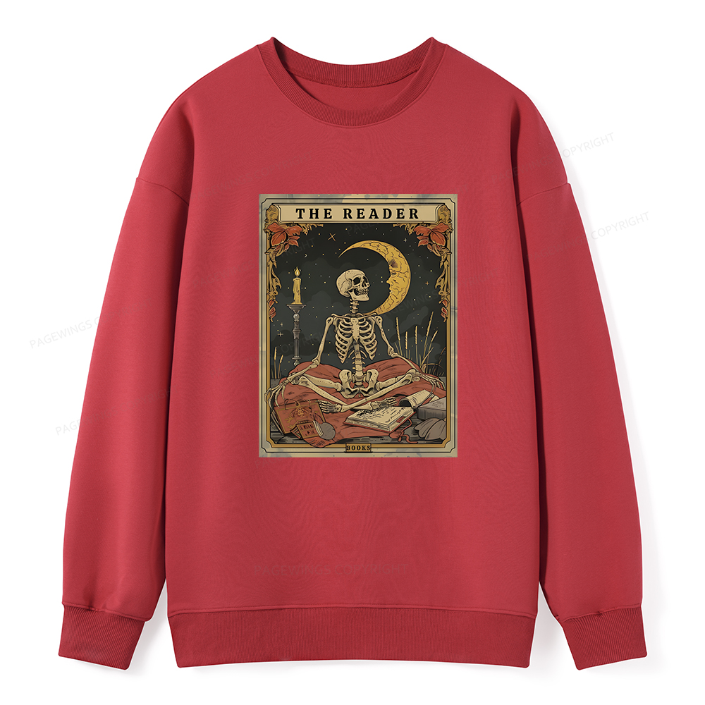 Pagewings The Reader Tarot Card Unisex Classic Sweatshirt