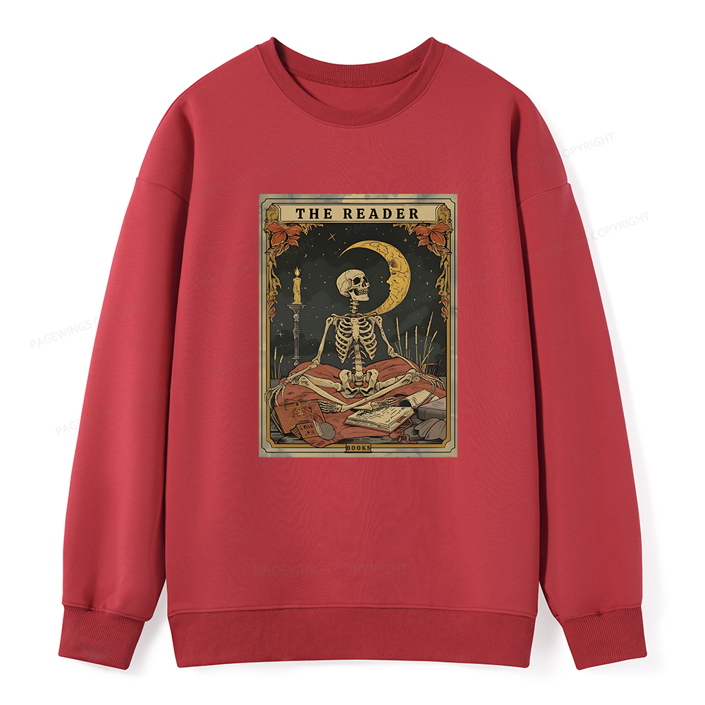 Pagewings The Reader Tarot Card Unisex Classic Sweatshirt