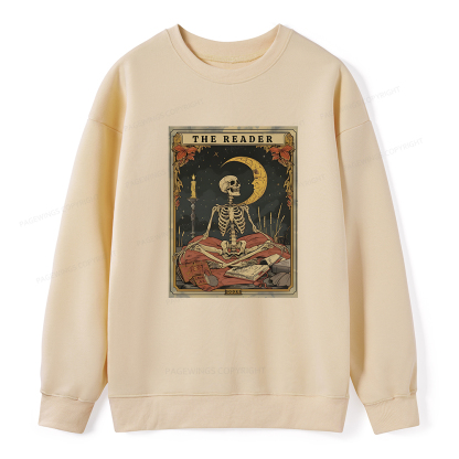 Pagewings The Reader Tarot Card Unisex Classic Sweatshirt