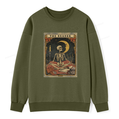 Pagewings The Reader Tarot Card Unisex Classic Sweatshirt