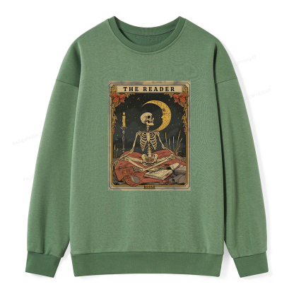 Pagewings The Reader Tarot Card Unisex Classic Sweatshirt