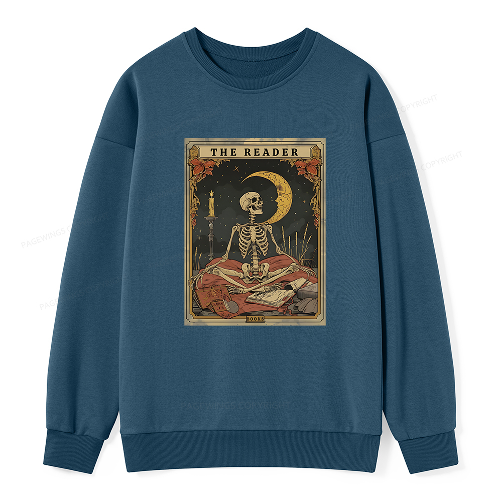 Pagewings The Reader Tarot Card Unisex Classic Sweatshirt
