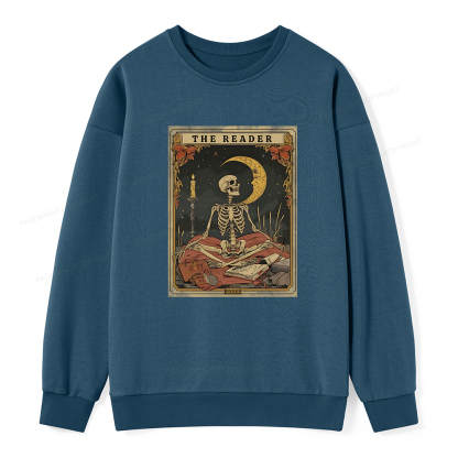Pagewings The Reader Tarot Card Unisex Classic Sweatshirt