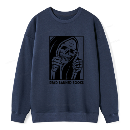 Pagewings Read Banned Books Unisex Classic Sweatshirt