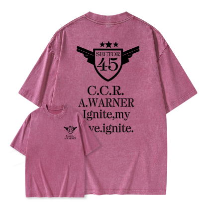 Pagewings Lgnite My Love Lgnite Unisex Washed T-shirt
