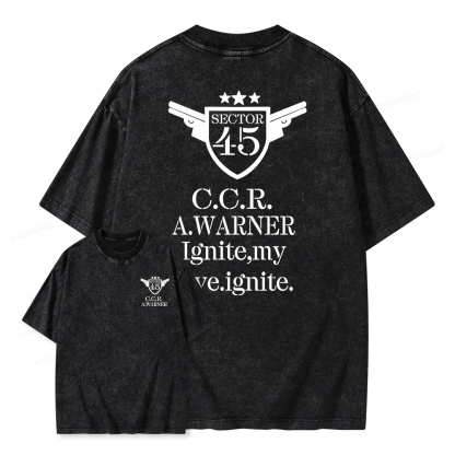 Pagewings Lgnite My Love Lgnite Unisex Washed T-shirt