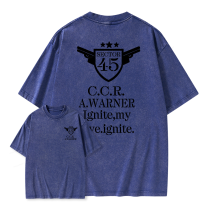 Pagewings Lgnite My Love Lgnite Unisex Washed T-shirt