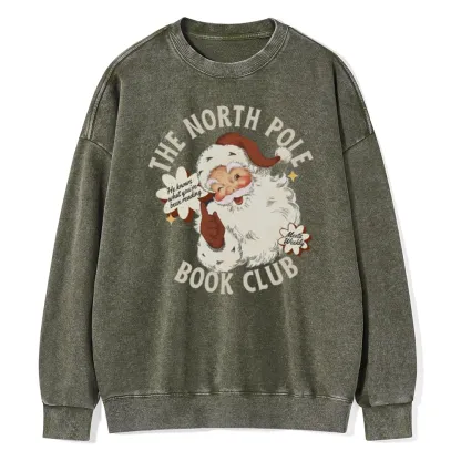 Pagewings Personalized Book Club Unisex Washed Sweatshirt