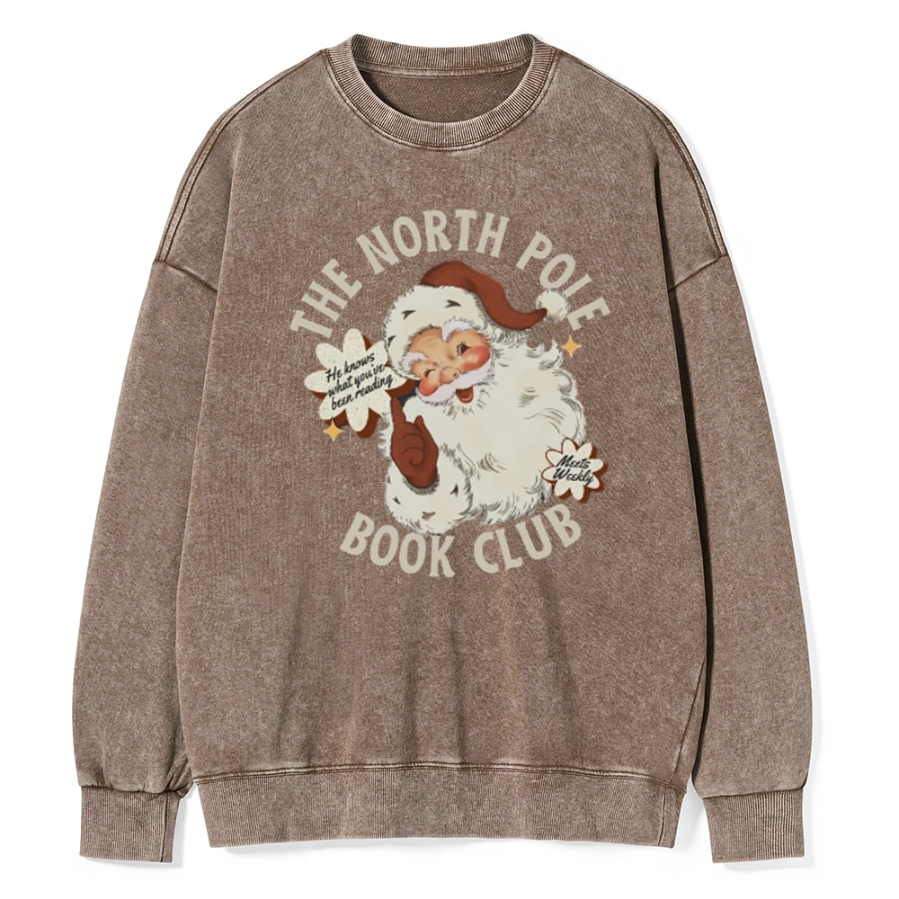 Pagewings Personalized Book Club Unisex Washed Sweatshirt