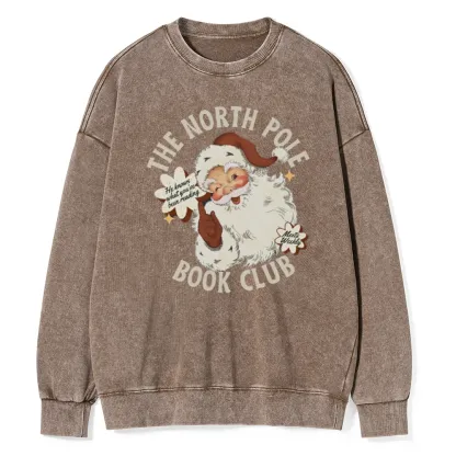 Pagewings Personalized Book Club Unisex Washed Sweatshirt