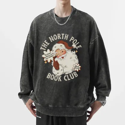 Pagewings Personalized Book Club Unisex Washed Sweatshirt