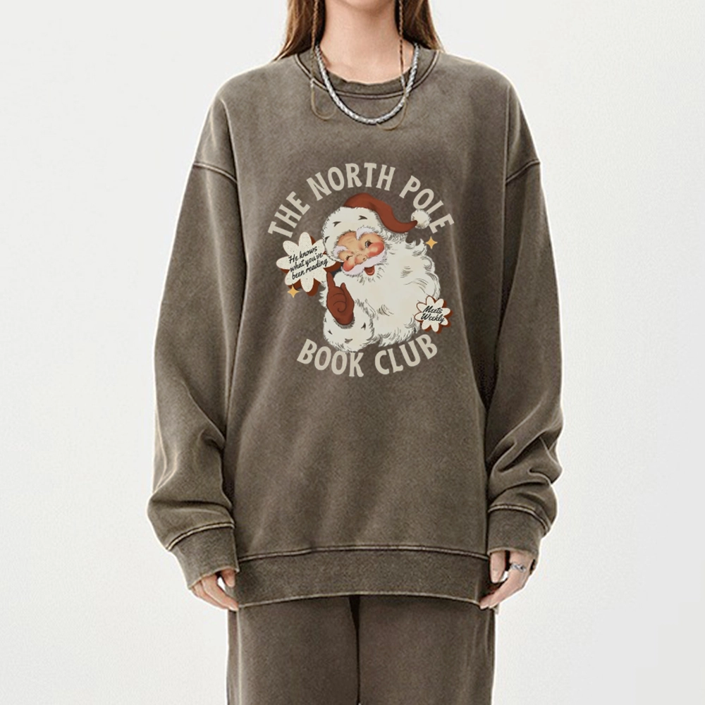 Pagewings Personalized Book Club Unisex Washed Sweatshirt