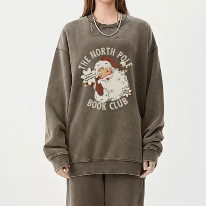Pagewings Personalized Book Club Unisex Washed Sweatshirt