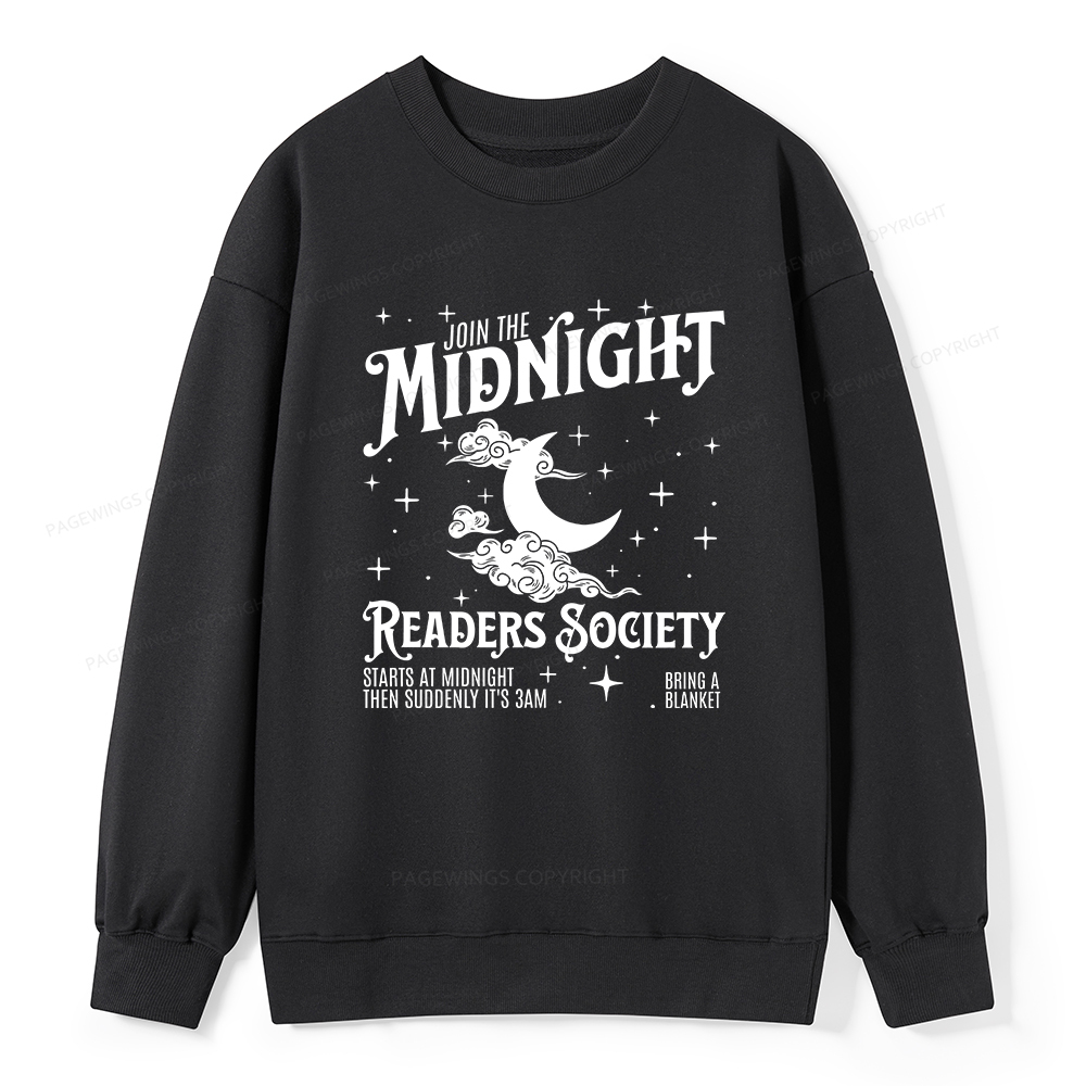 Pagewings Late Night Readers Book Club Unisex Classic Sweatshirt