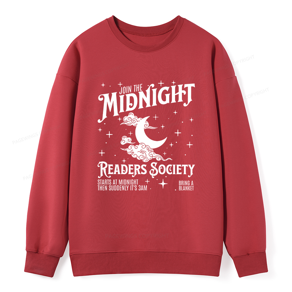 Pagewings Late Night Readers Book Club Unisex Classic Sweatshirt