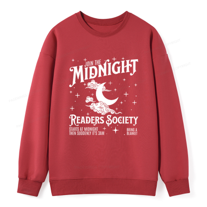 Pagewings Late Night Readers Book Club Unisex Classic Sweatshirt