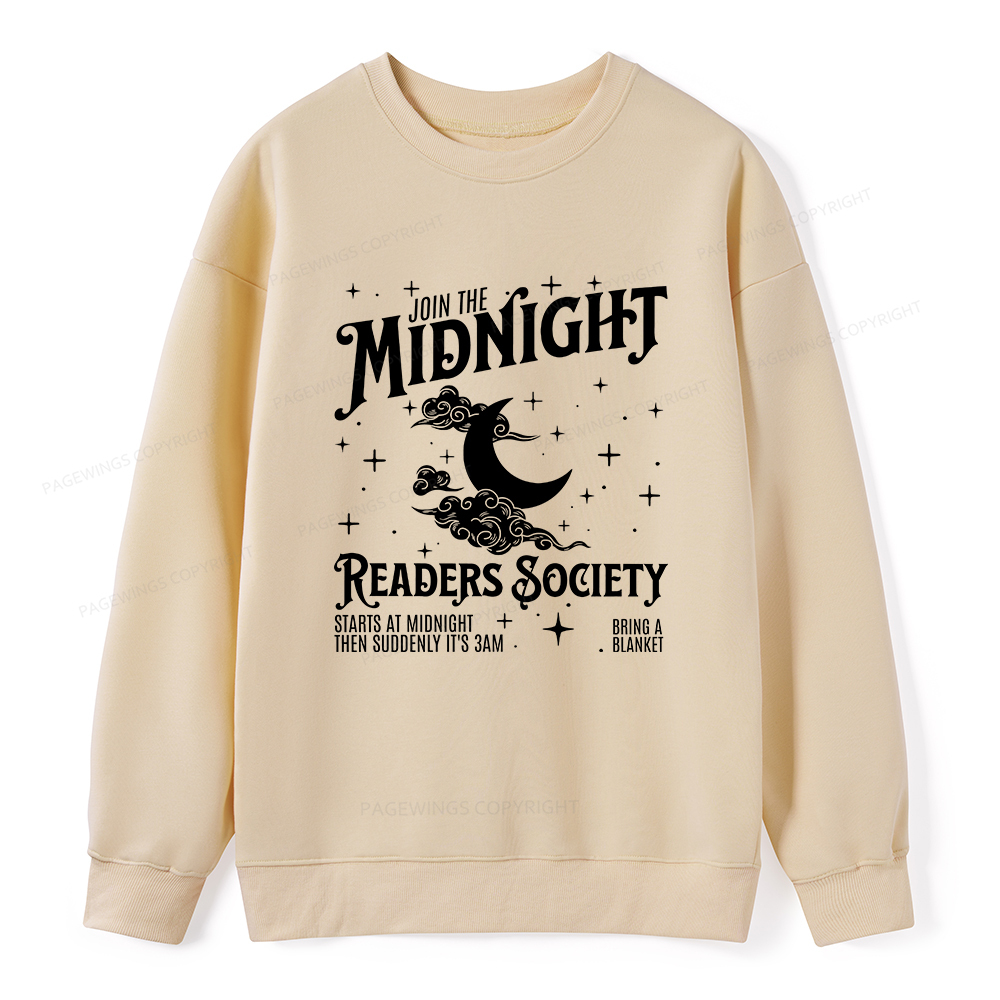 Pagewings Late Night Readers Book Club Unisex Classic Sweatshirt
