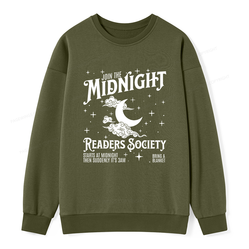 Pagewings Late Night Readers Book Club Unisex Classic Sweatshirt