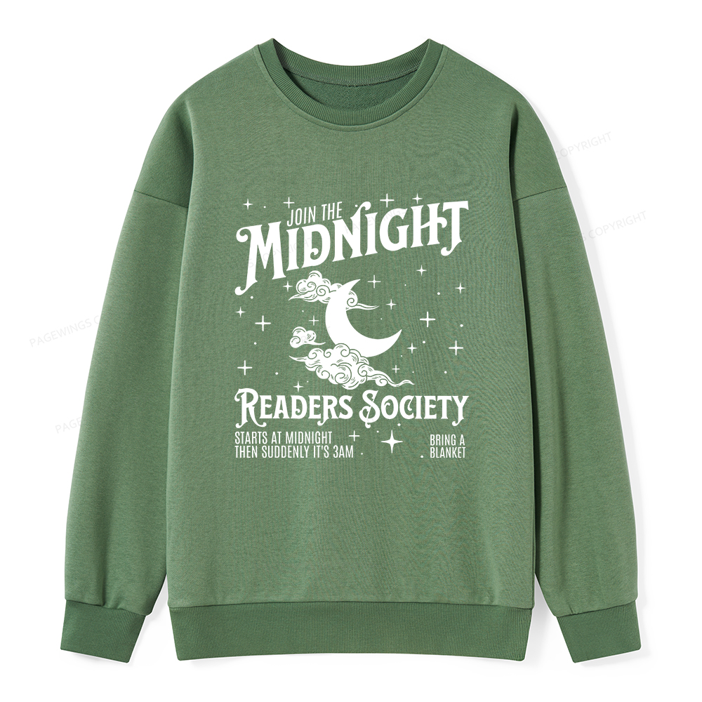 Pagewings Late Night Readers Book Club Unisex Classic Sweatshirt