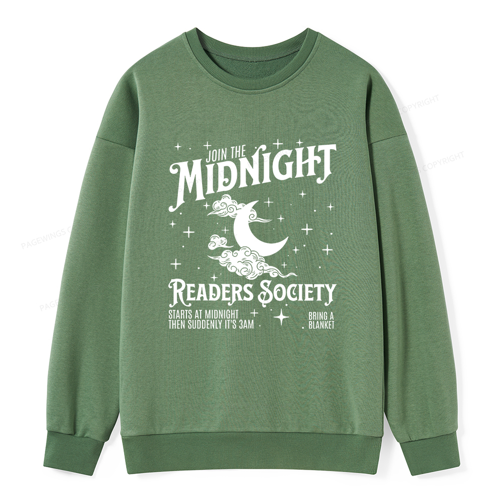 Pagewings Late Night Readers Book Club Unisex Classic Sweatshirt
