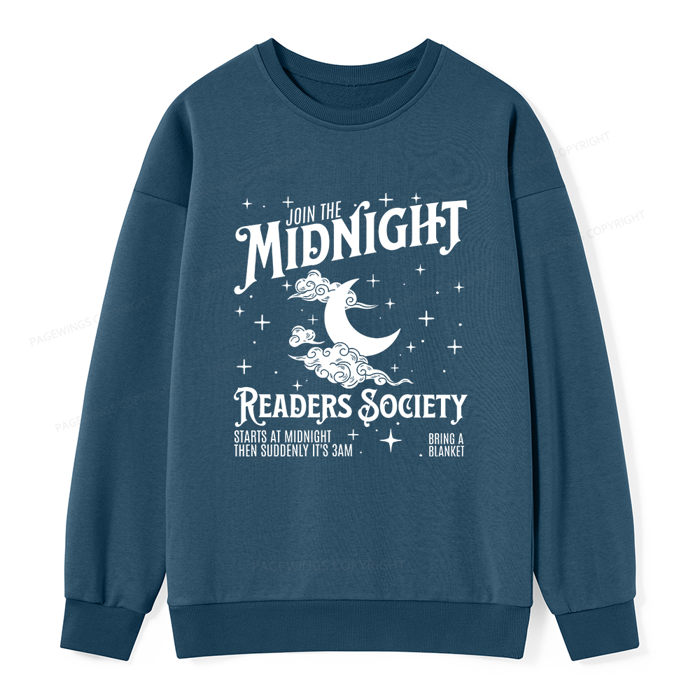 Pagewings Late Night Readers Book Club Unisex Classic Sweatshirt