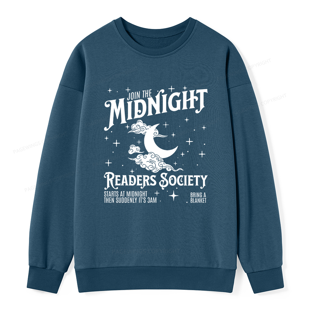 Pagewings Late Night Readers Book Club Unisex Classic Sweatshirt