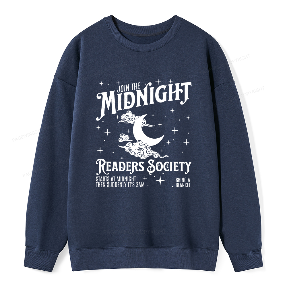Pagewings Late Night Readers Book Club Unisex Classic Sweatshirt
