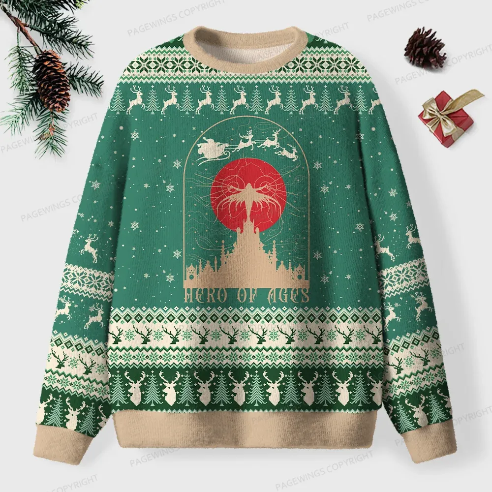 Pagewings Hero Of Ages Unisex Ugly Sweatshirt