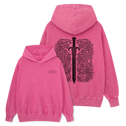 Pagewings You Do Not Yield Unisex Washed Hoodie