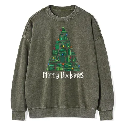 Pagewings Christmas Party Tee Washed Sweatshirt