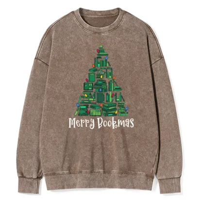 Pagewings Christmas Party Tee Washed Sweatshirt