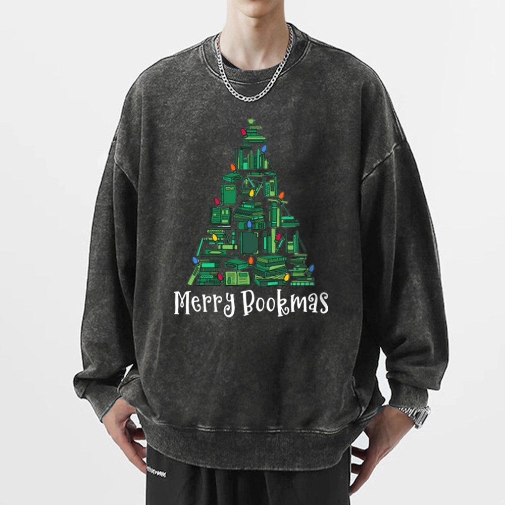 Pagewings Christmas Party Tee Washed Sweatshirt