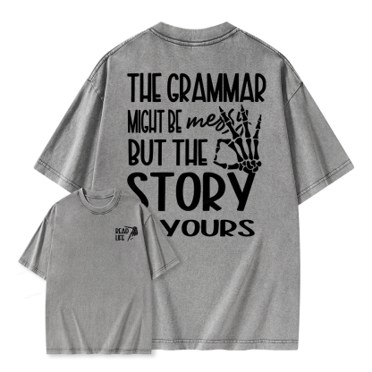 Pagewings Read Life Unisex Washed T-shirt