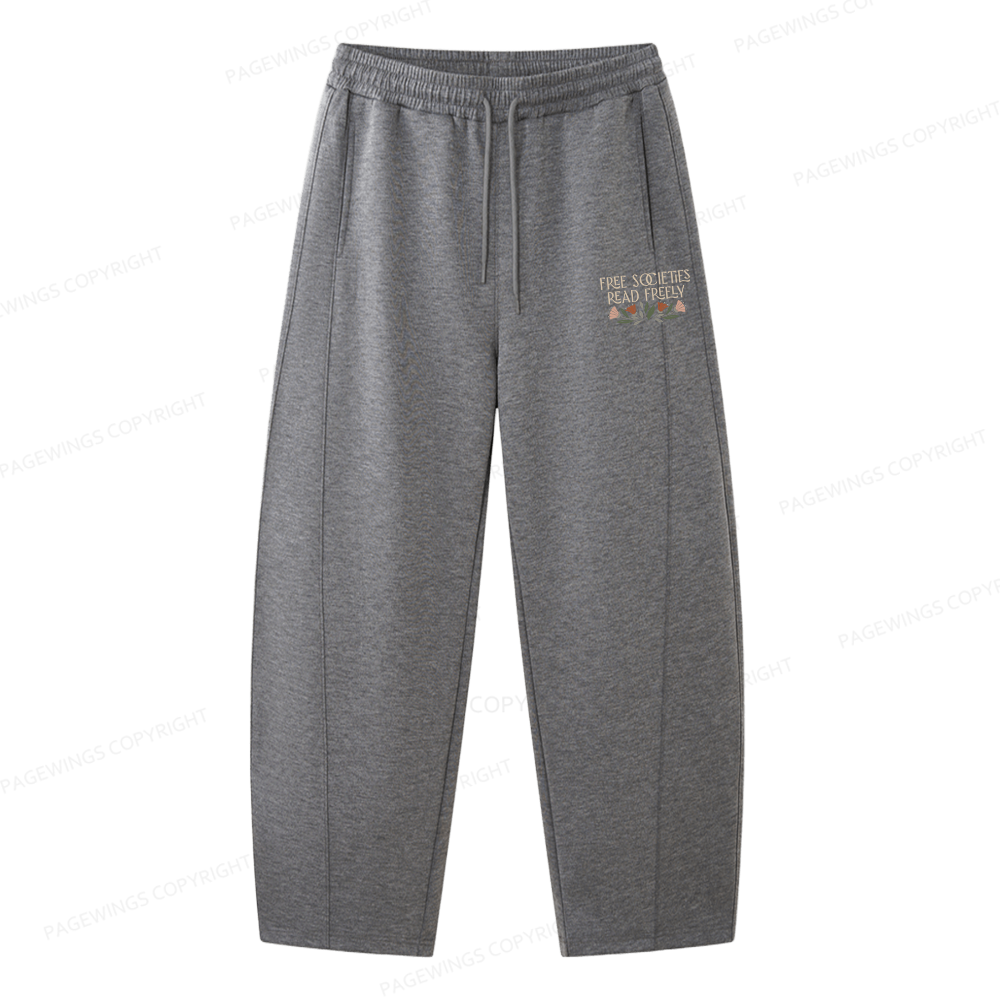 Pagewings Read Freely Unisex Barrel Sweatpants