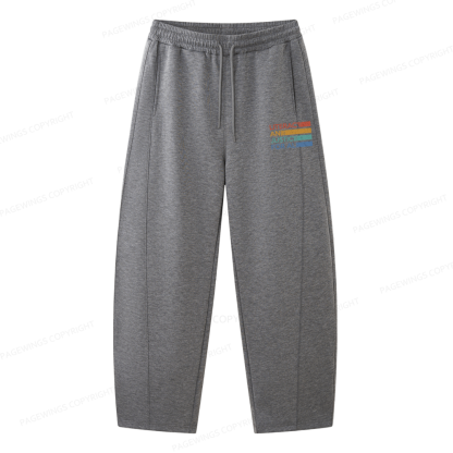 Pagewings Literacy and Justice For All Unisex Barrel Sweatpants