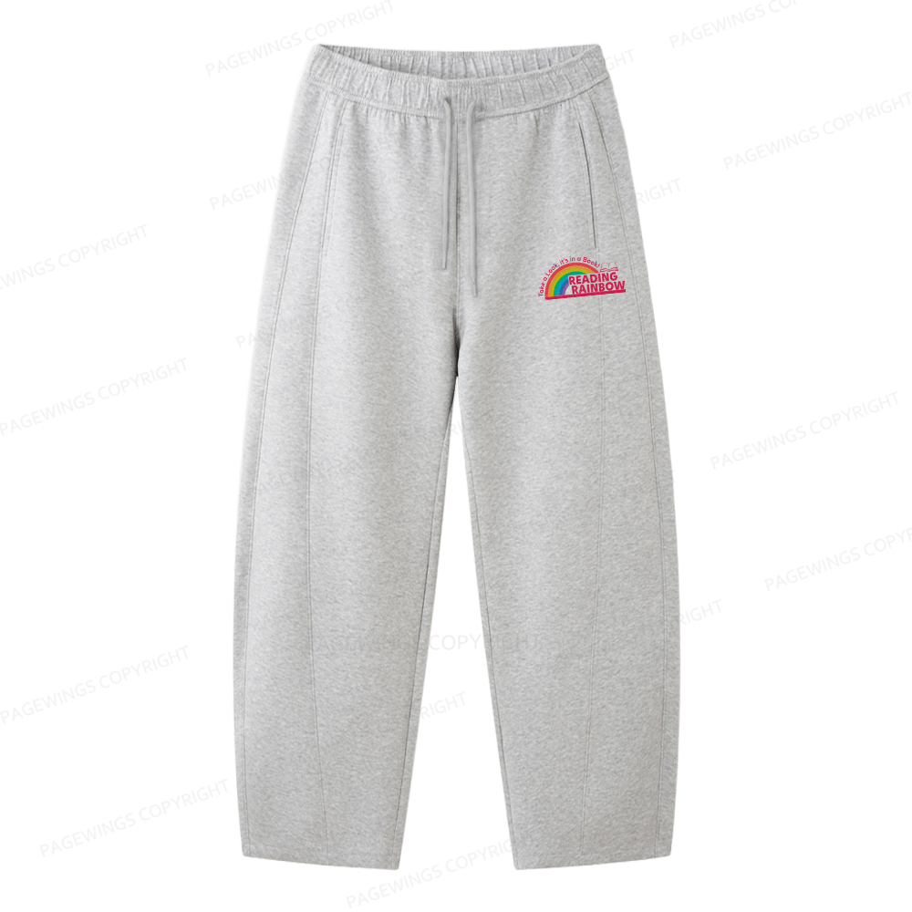 Pagewings Reading Rainbow Unisex Barrel Sweatpants