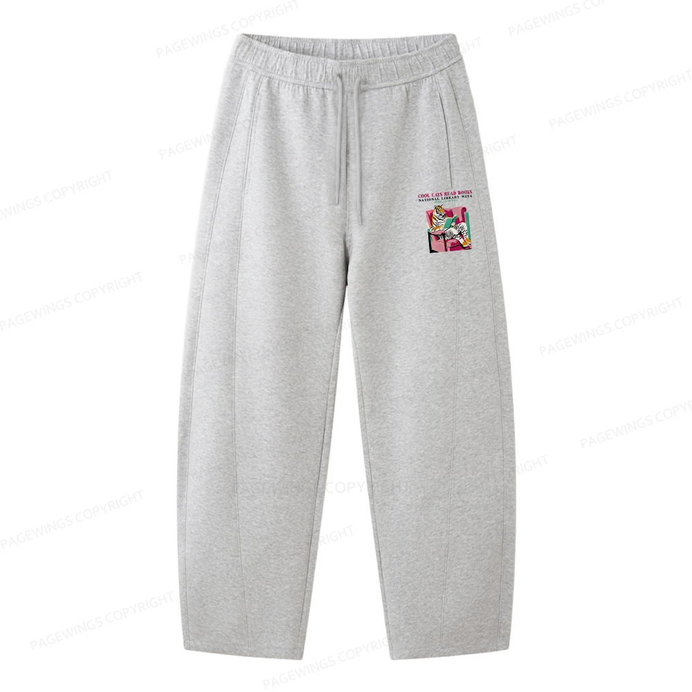 Pagewings Library Week Poster 1996 Unisex Barrel Sweatpants