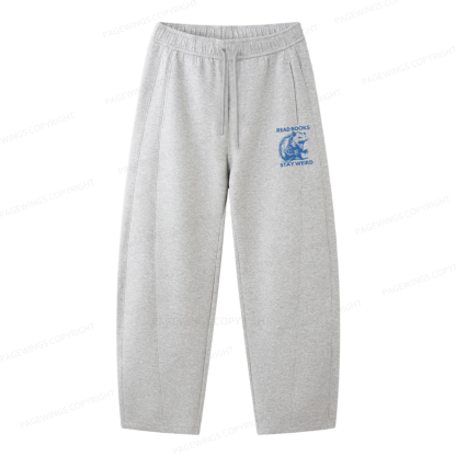 Pagewings Read Books Stay Weird Unisex Barrel Sweatpants
