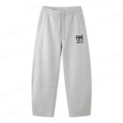 Pagewings What's More Punk Than The Public Library Unisex Barrel Sweatpants