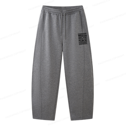 Pagewings Punk The Public Library Unisex Barrel Sweatpants