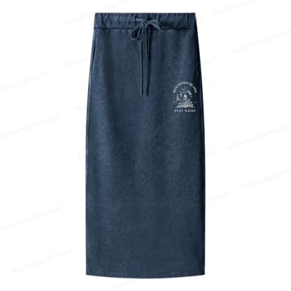 Pagewings Read Books Be Kind Stay Weird Women Washed Long Skirts